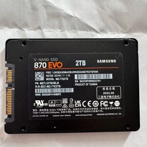 Samsung 870 EVO 2TB V-NAND SSD - Black